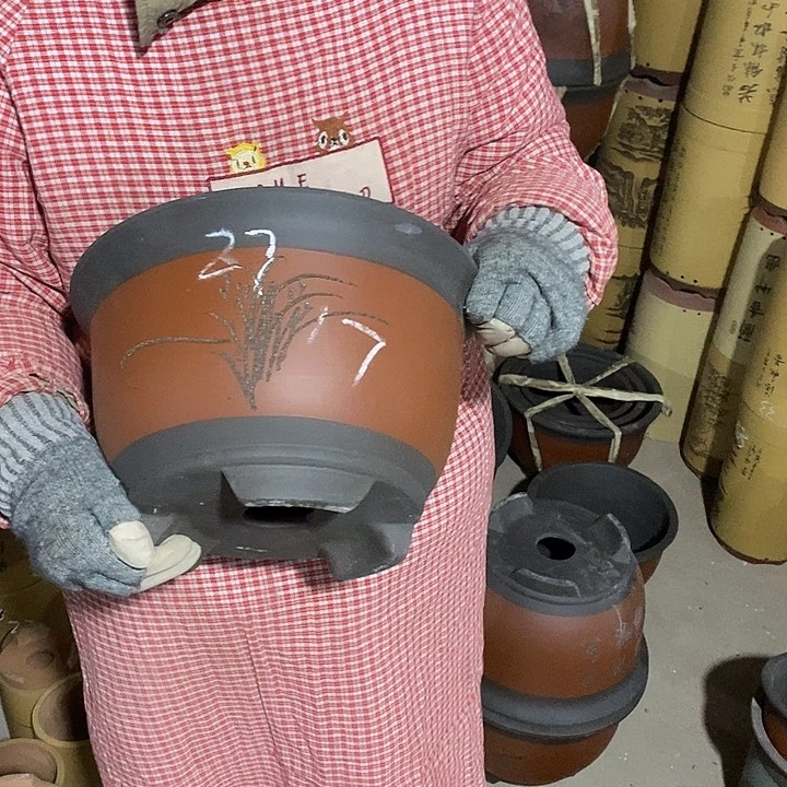 紫砂花盆紫砂花盆