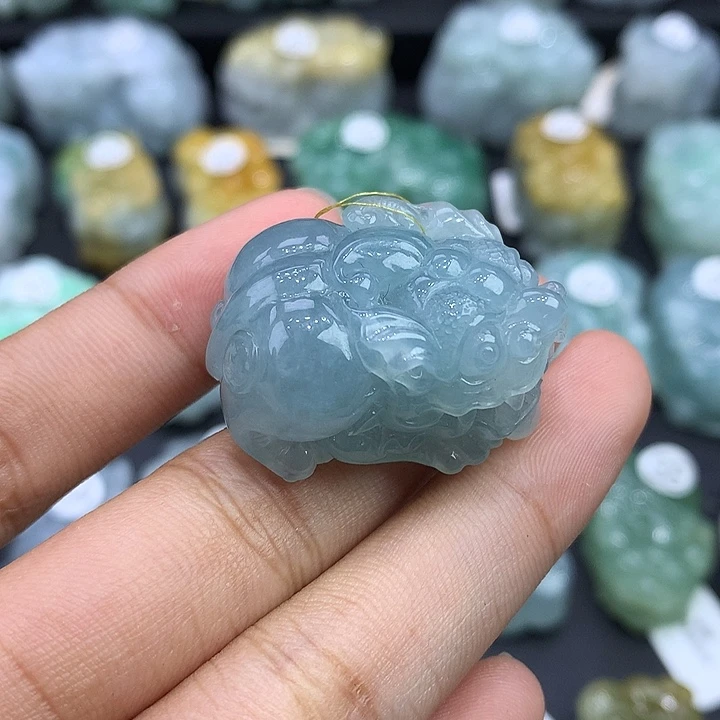 翡翠未镶嵌颈饰天然缅甸翡翠