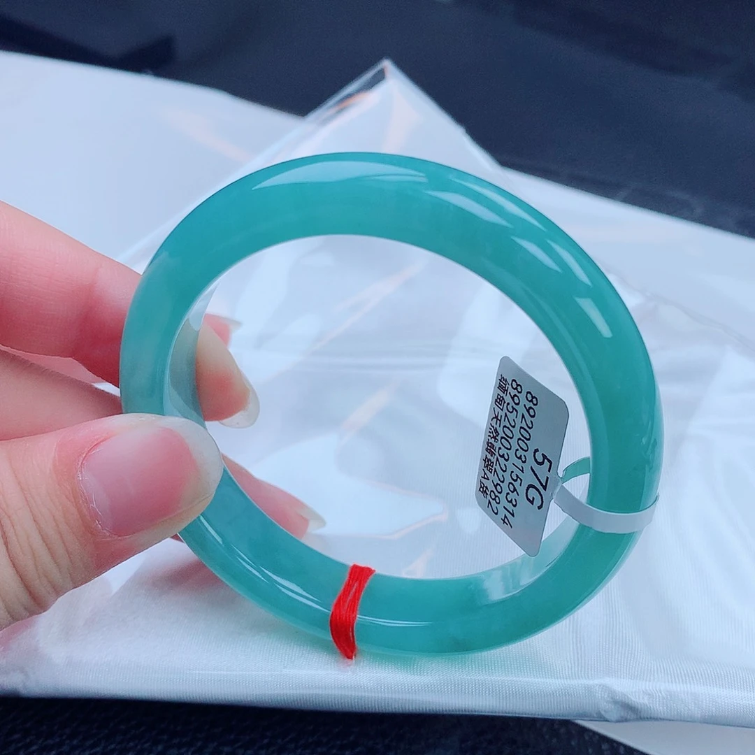 翡翠手镯未镶嵌天然缅甸翡翠A货手镯