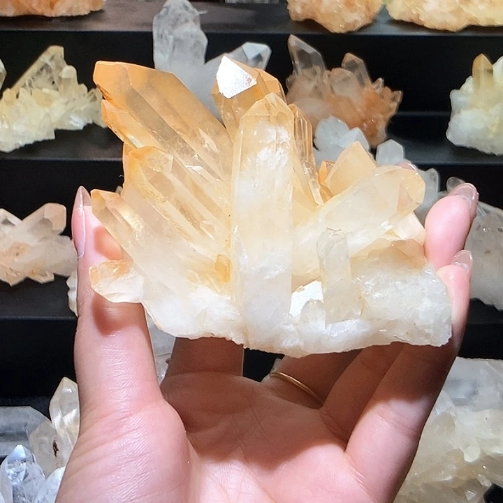 水晶手链未镶嵌白水晶晶簇