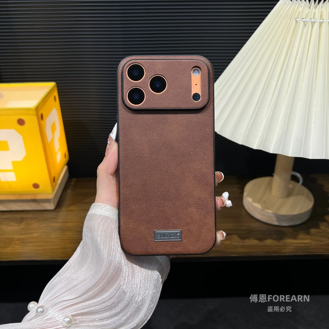 适用于苹果iPhone17ProMax手机壳17pro素皮Air全包防摔保护套17款
