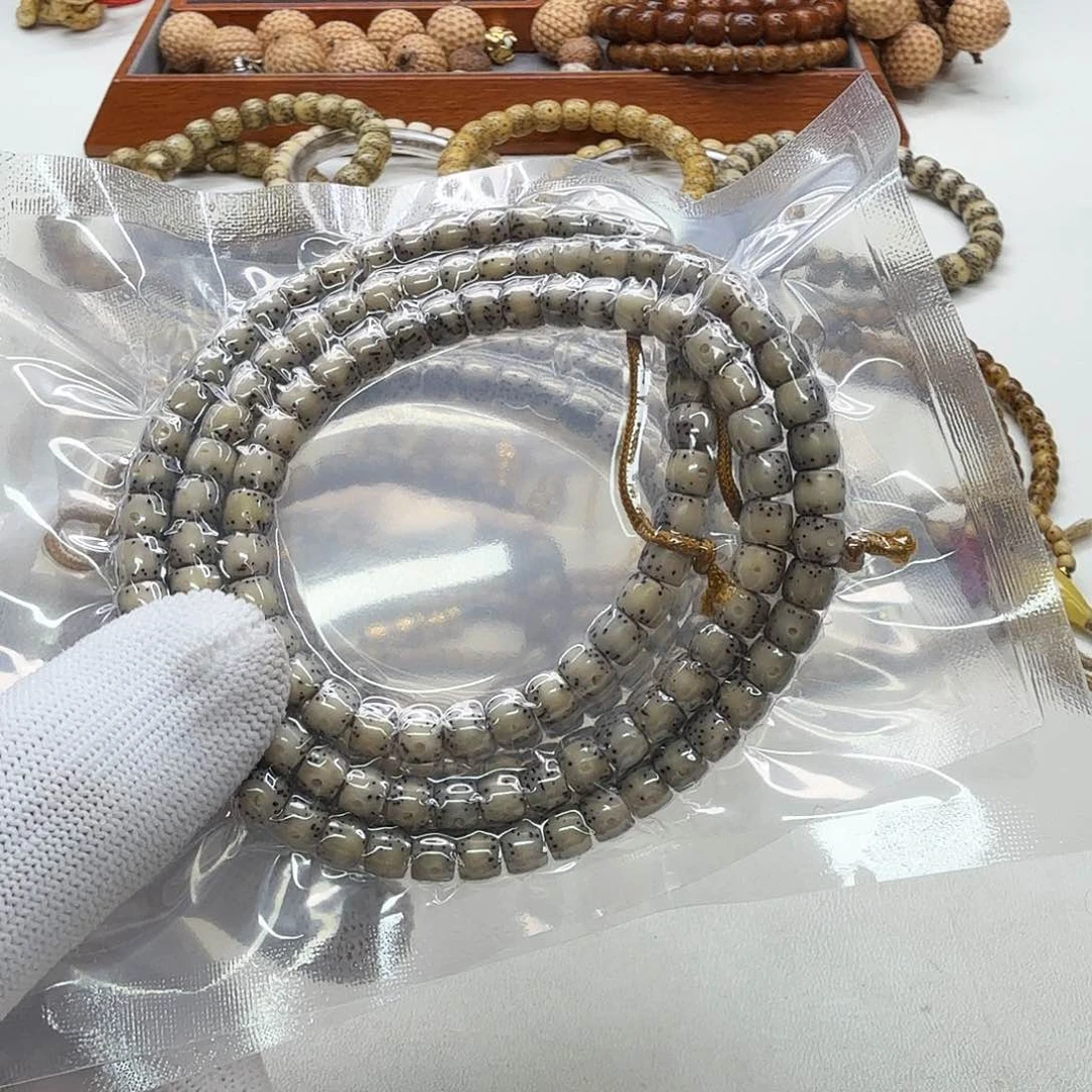 星月菩提吊坠11糯冰大眼睛6左右直切108氧化