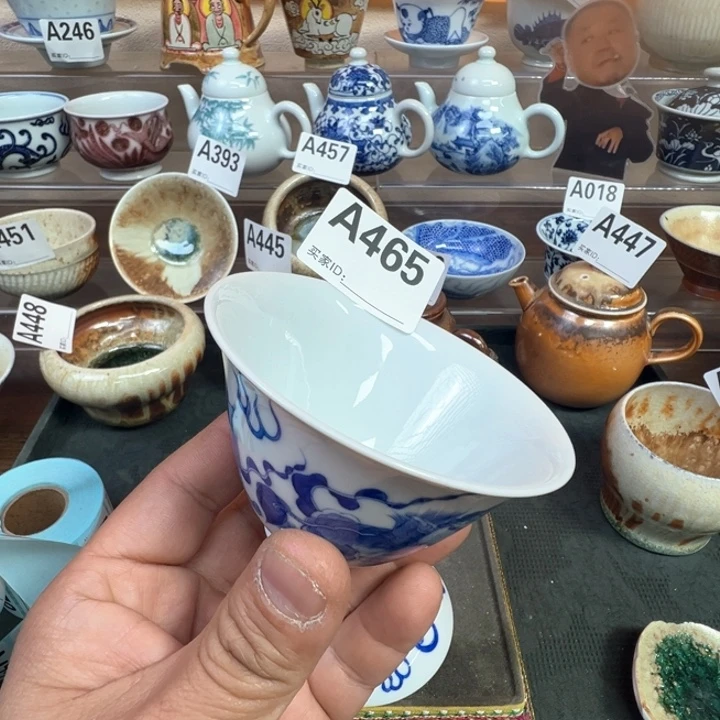 摆件安*山465景德镇手工柴烧茶器