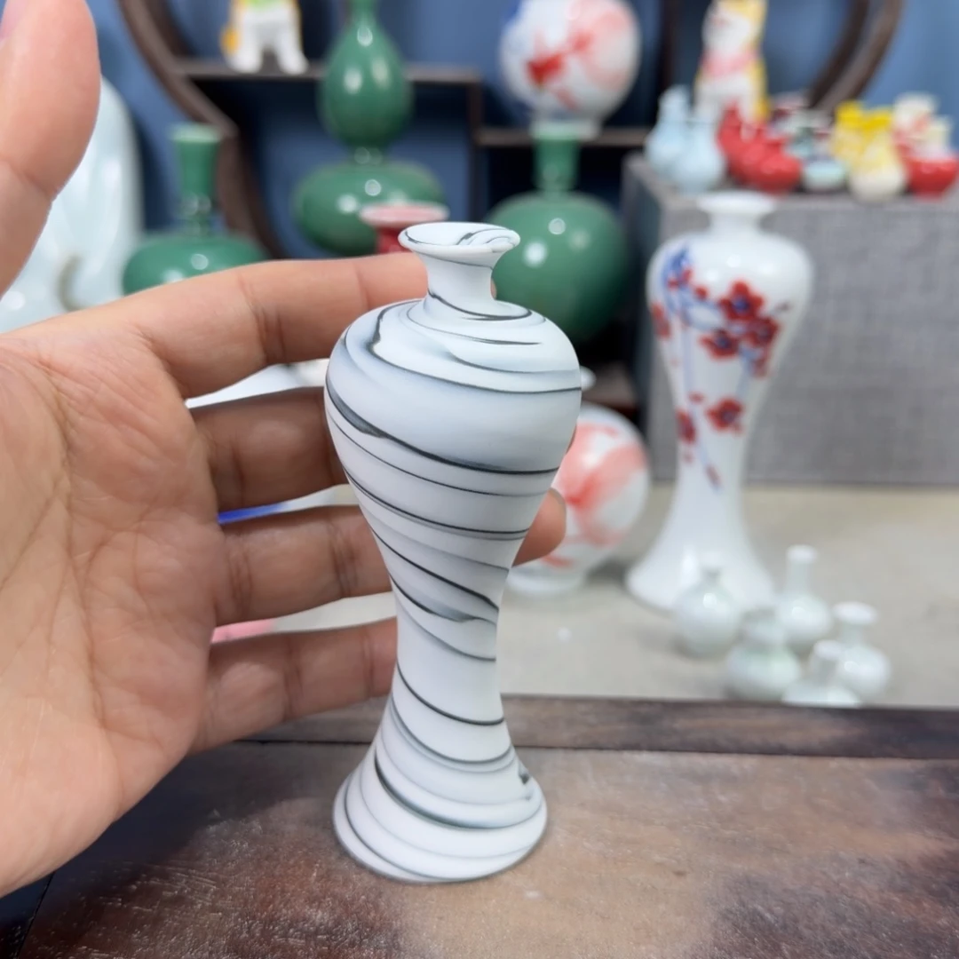 陶瓷手工小花器摆件
