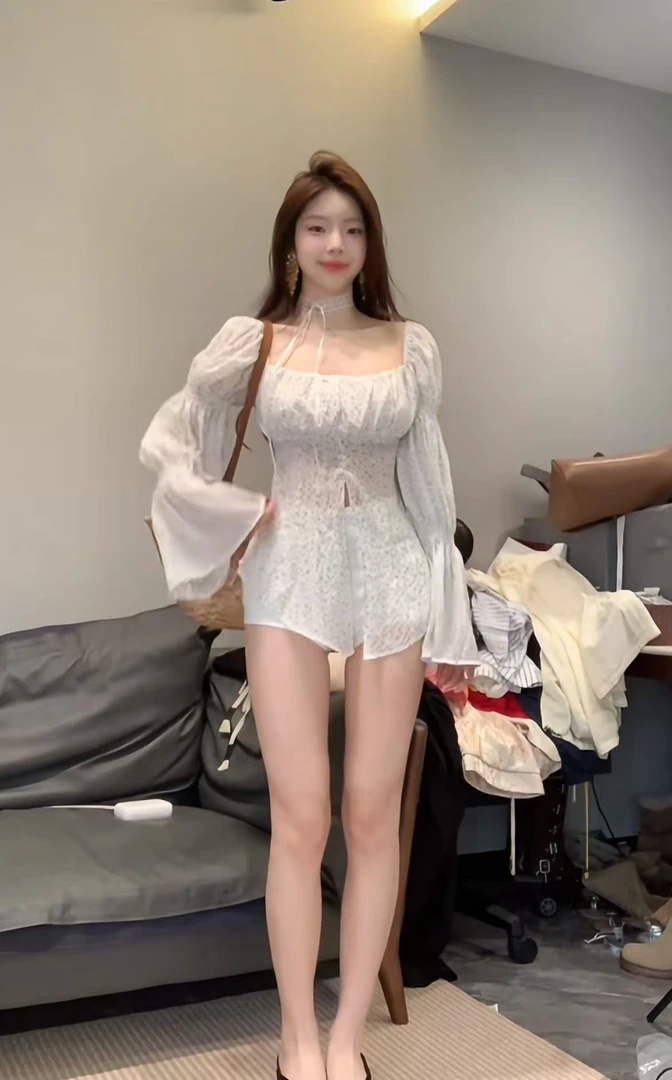 纯欲性感小众设计波点上衣修身短裤辣妹氛围感新款夏季温柔小清新