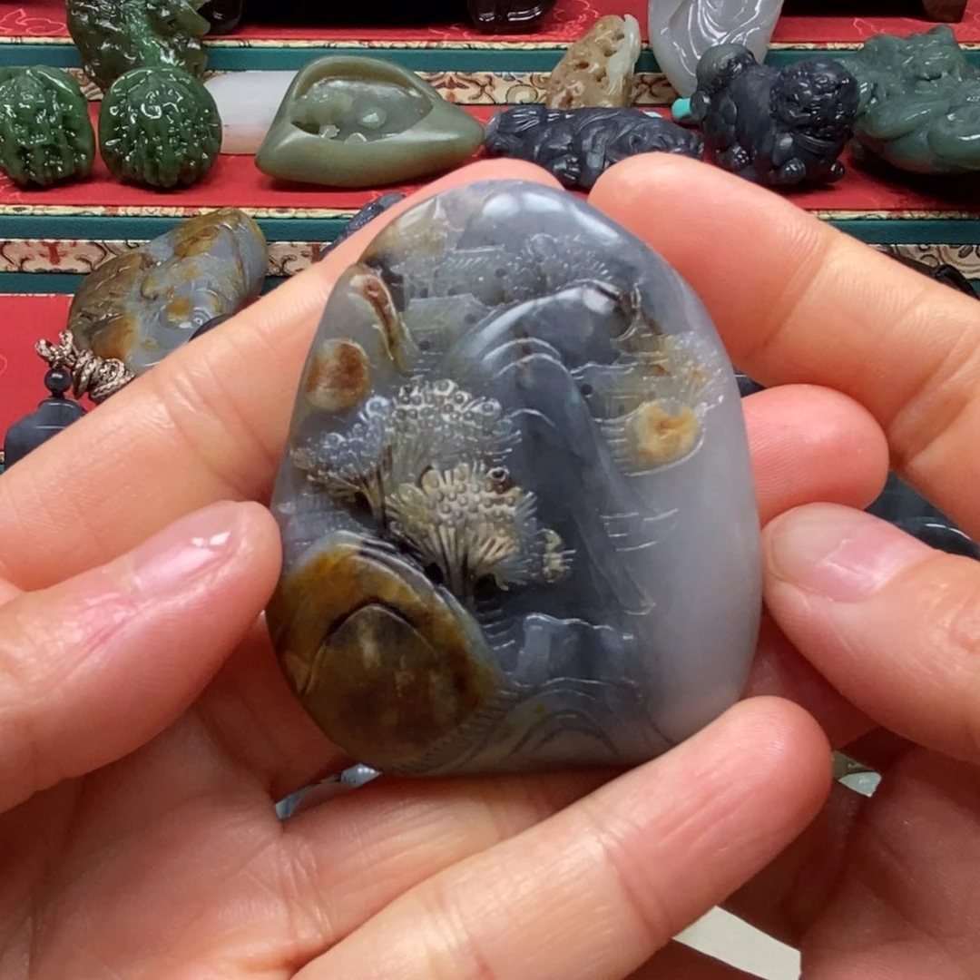 和田玉挂件未镶嵌