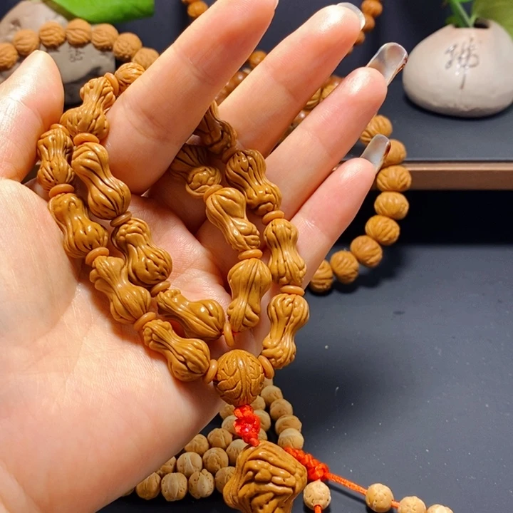 桃核手串花生手持