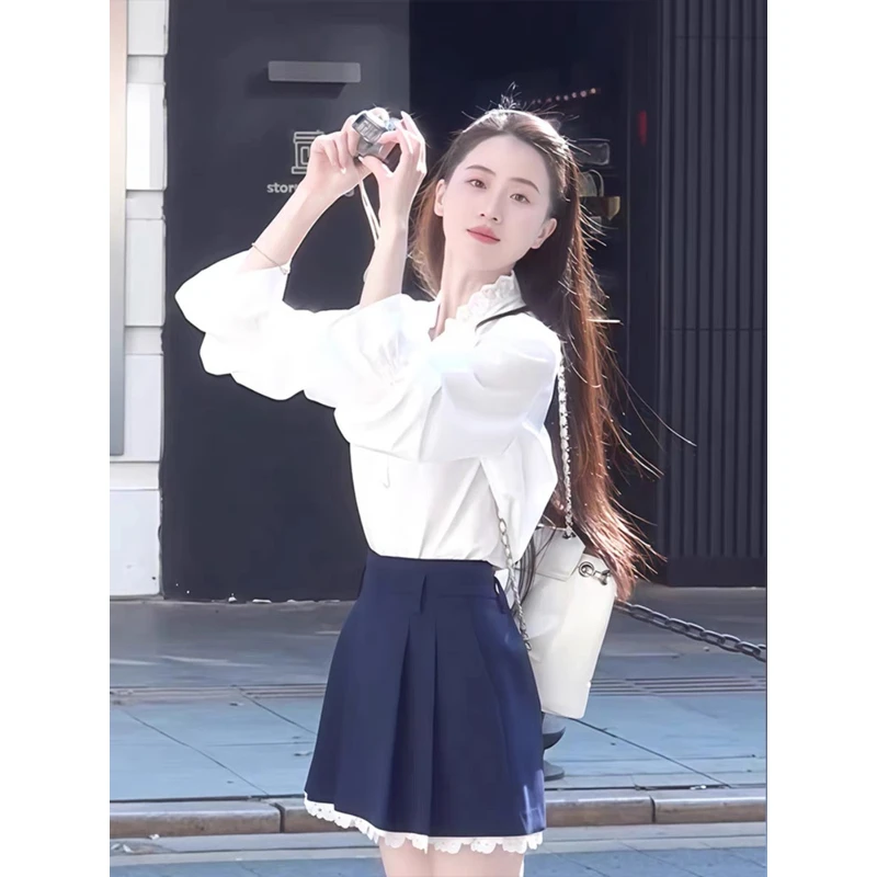 早春韩系穿搭一整套女装小香风裙子套装女春秋洋气时髦气质两件套