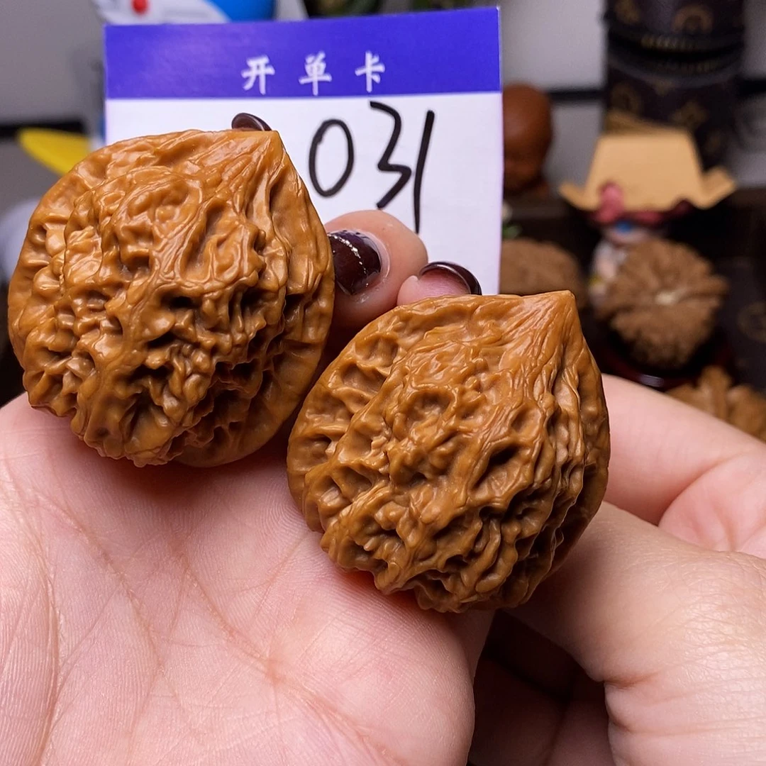 吊坠桃核文玩核桃老树鸡心41修n