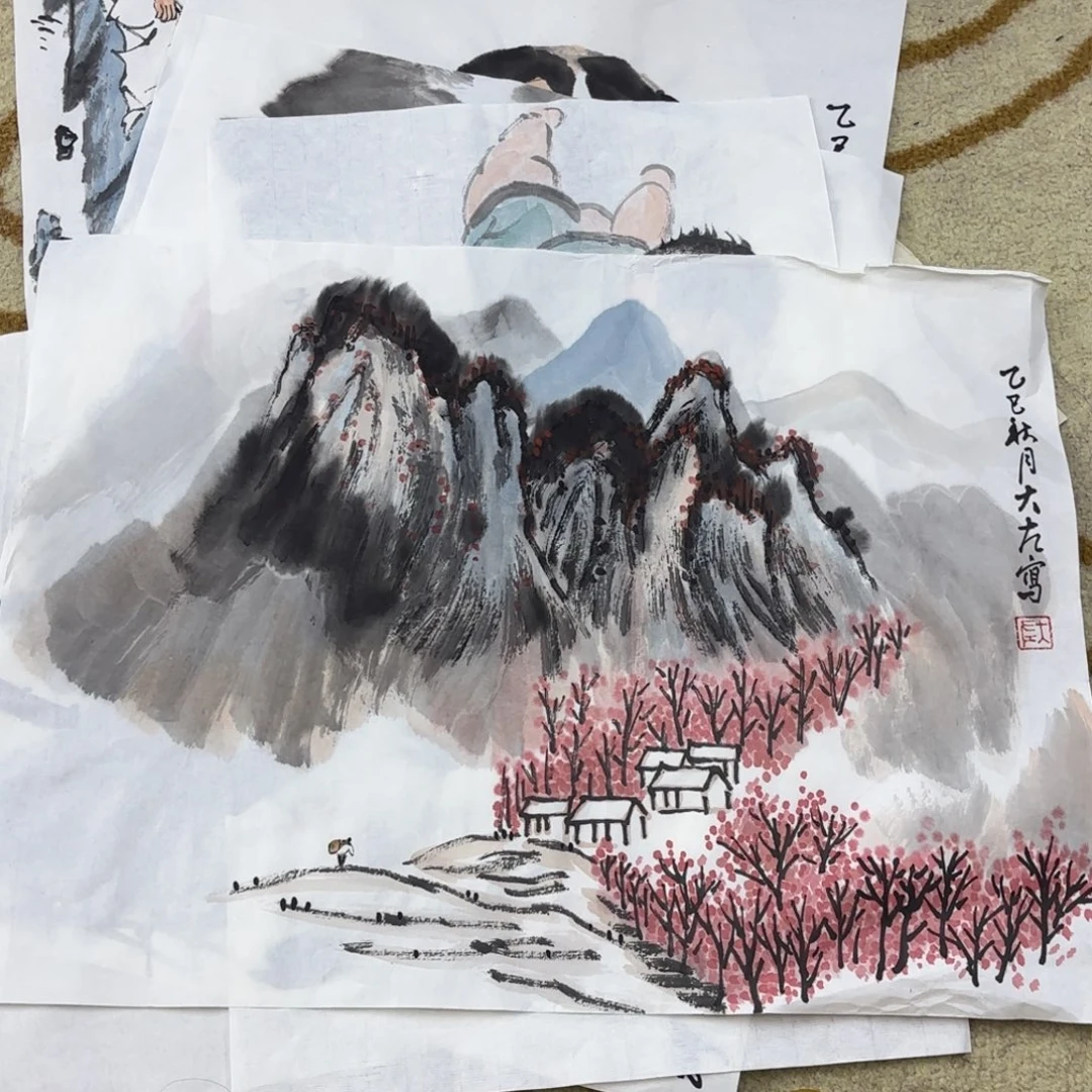 国画国画大左老师作品刘
