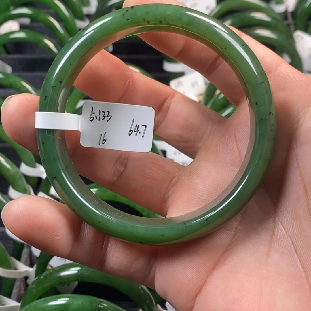 和田玉（碧玉）未镶嵌手镯64