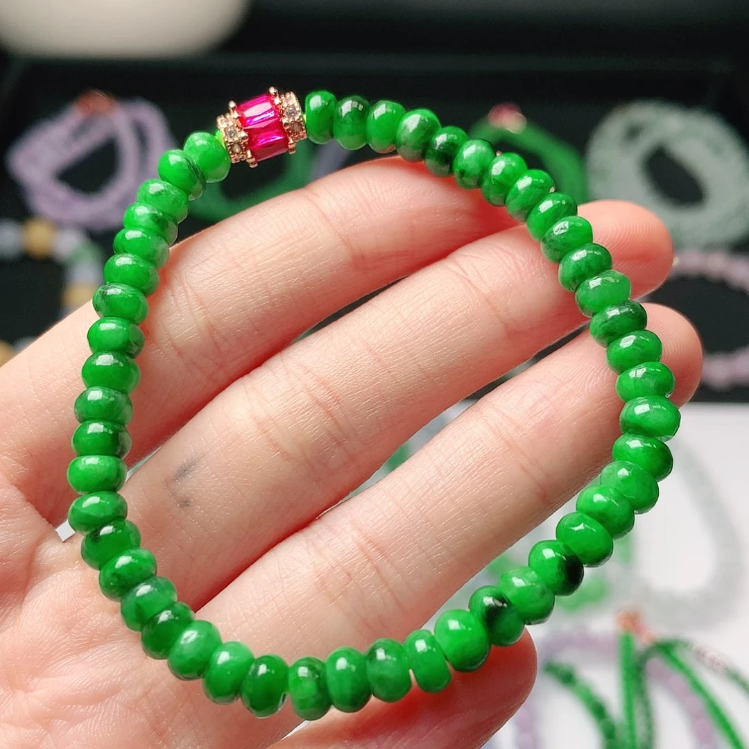 翡翠未镶嵌手链翡翠