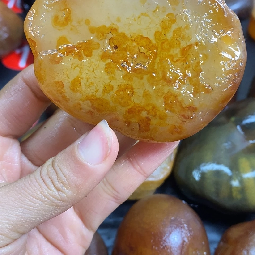 玛瑙/玉髓未镶嵌手把件