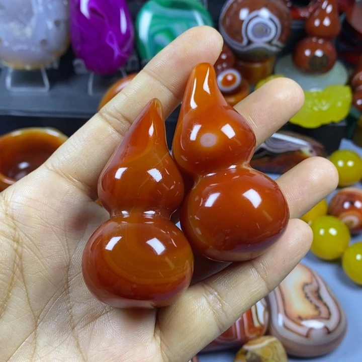 玛瑙/玉髓合金珠宝半成品双***儿