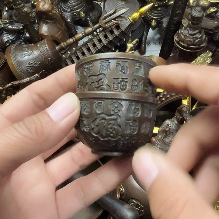 顺顺利利，铜器摆件