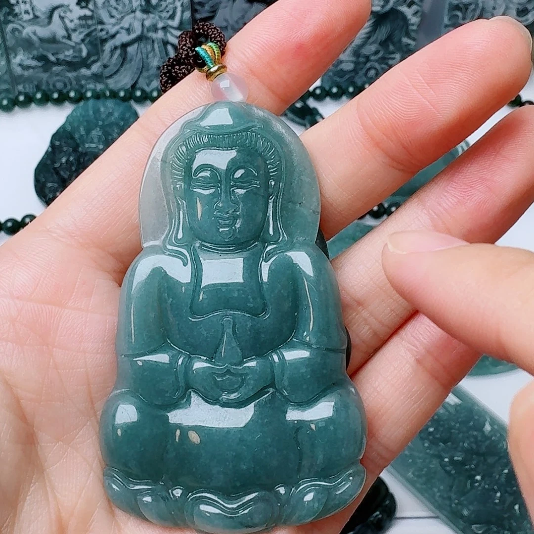 翡翠未镶嵌颈饰111