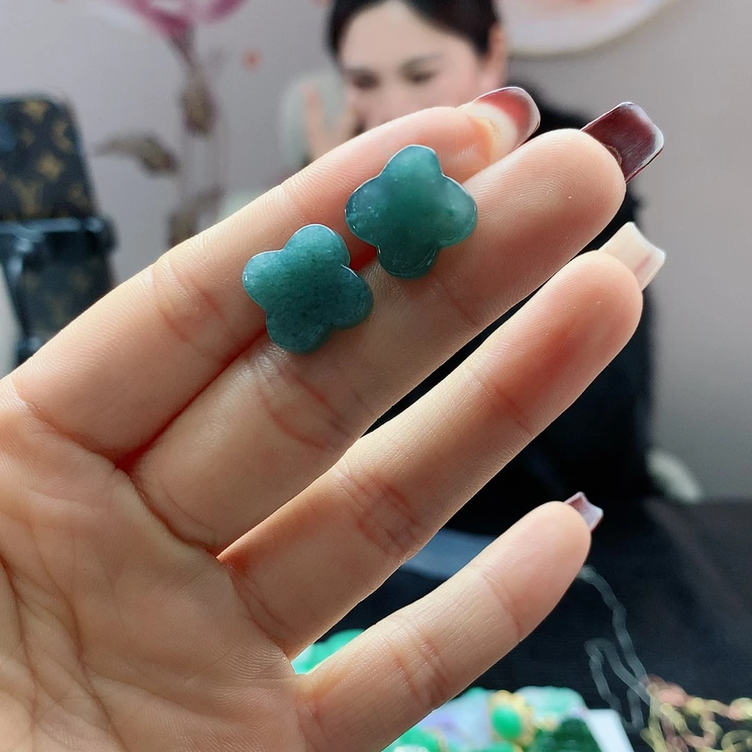 【闪购商品】翡翠耳饰未镶嵌，