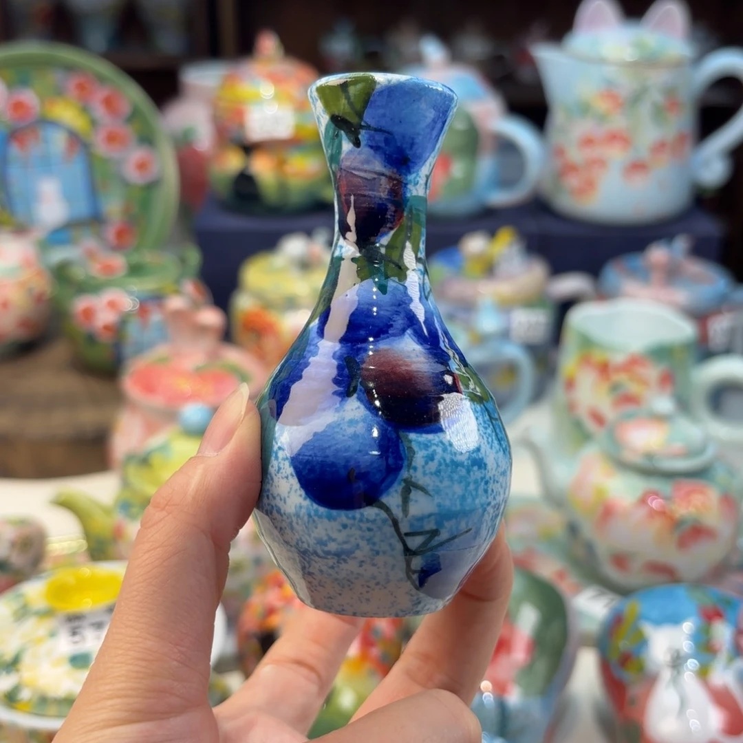 景德镇手绘高温釉下彩陶瓷茶具