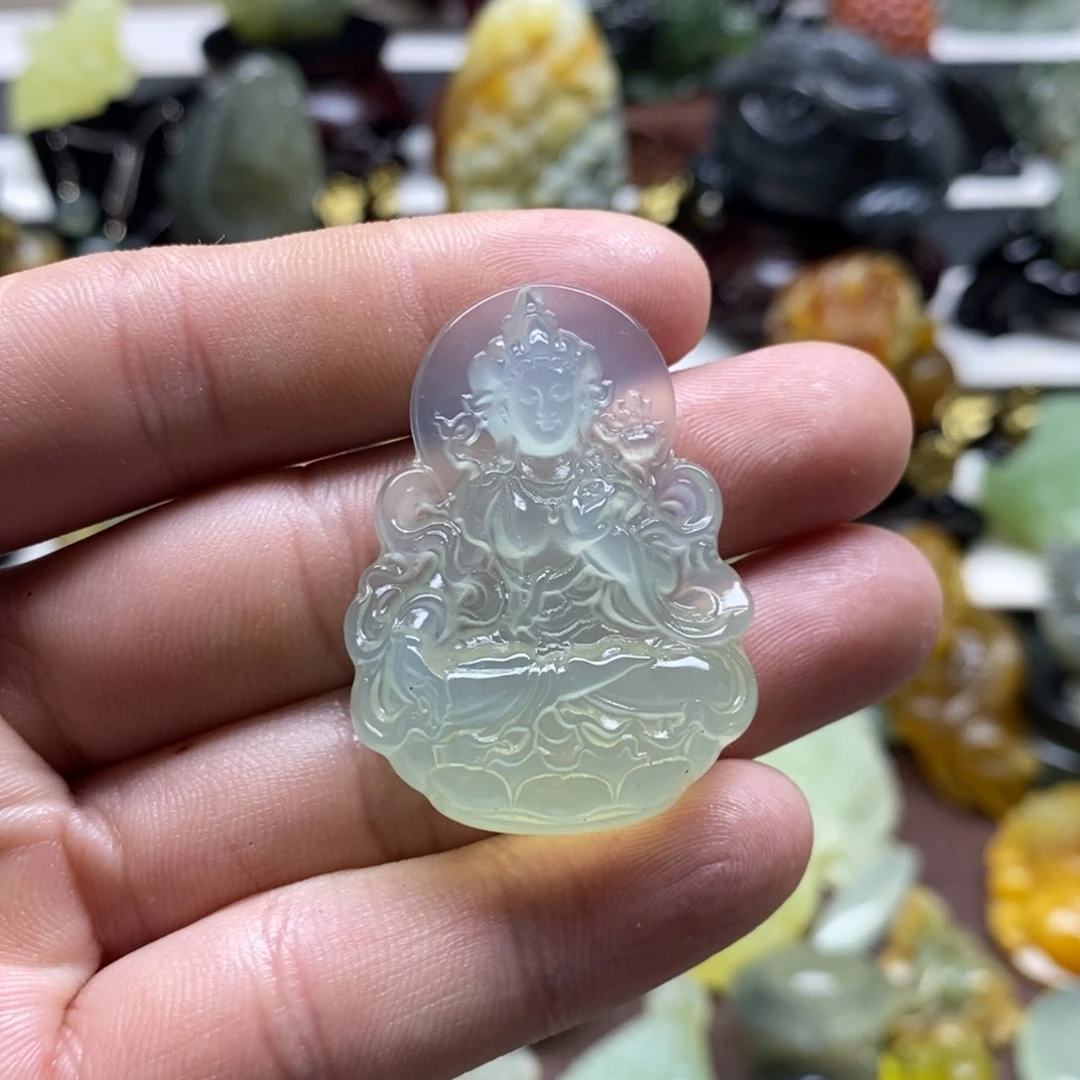 岫玉观音吊坠未镶嵌O****惠