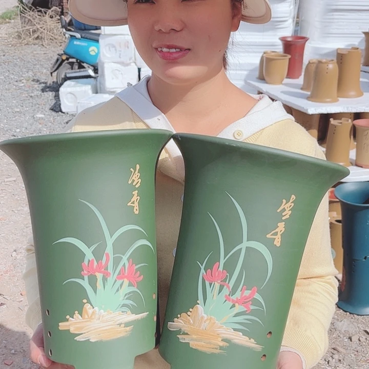 紫砂花盆宜兴紫砂精品花盆