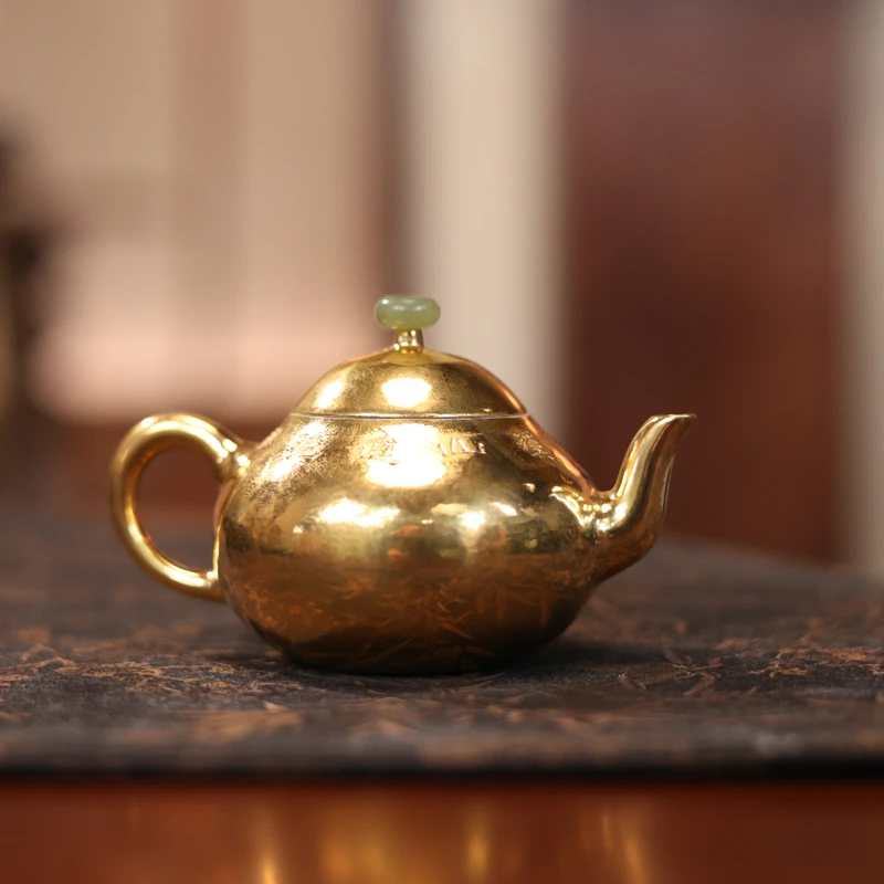 【见珊】金彩孟臣壶（雲由S0431）