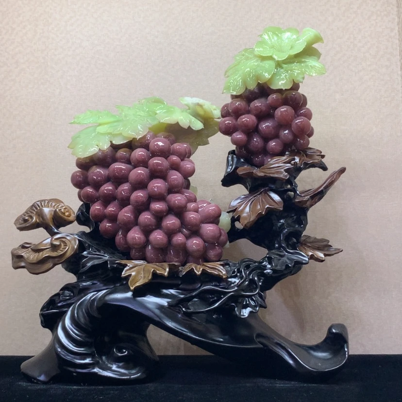 【闪购商品】合金蛇纹石玉摆件覆膜