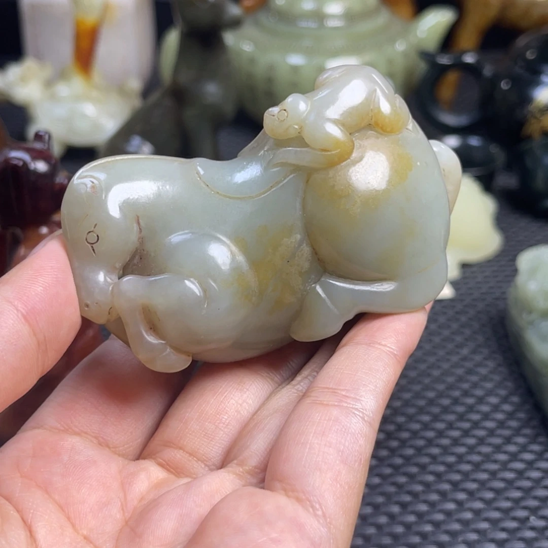 和田玉未镶嵌挂件好*音