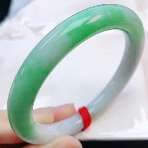 未镶嵌手镯翡翠52圆条882662