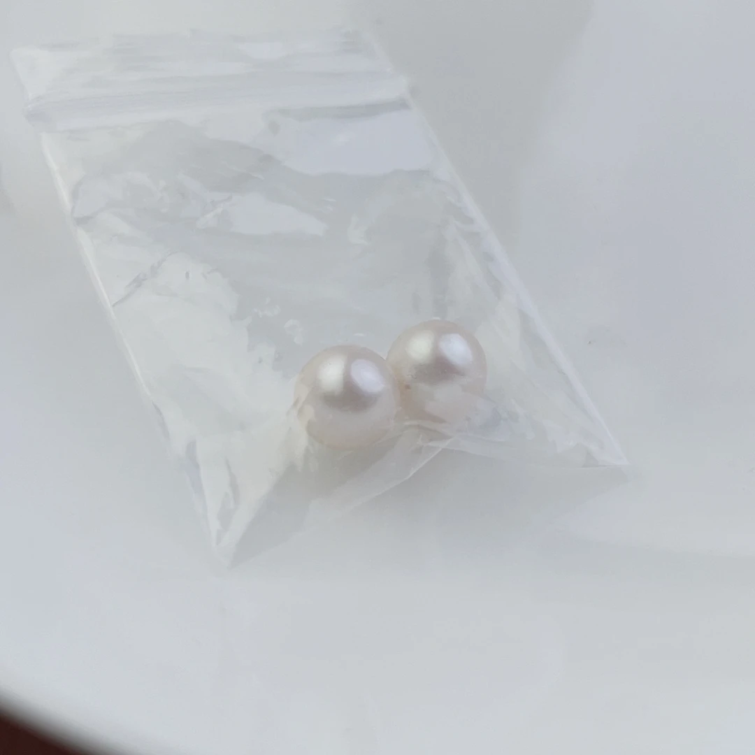 耳饰淡水珍珠银S925镶嵌