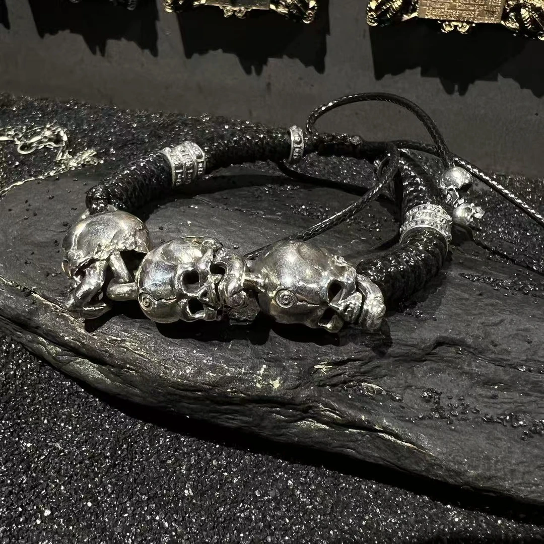 吊坠925银 灵史会馆-925银-永恒之僧编织手链