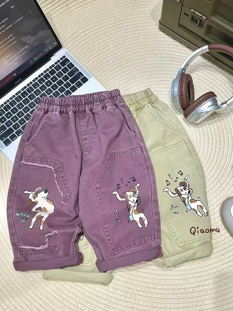 乔木秋季跳舞斑点狗休闲裤 60656