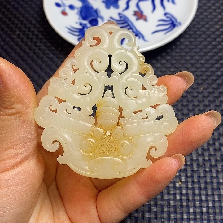 吊坠白玉菩提一一