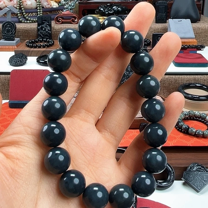 手串未镶嵌和田玉卡12莫兰迪灰