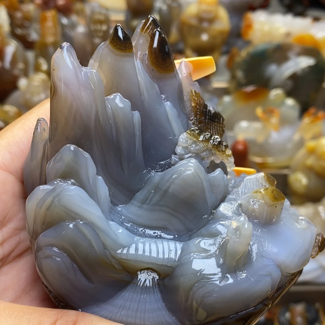 玛瑙/玉髓摆件未镶嵌