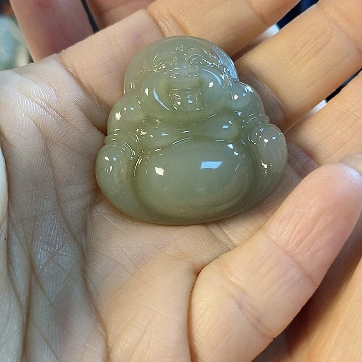 和田玉未镶嵌吊坠(不含链)