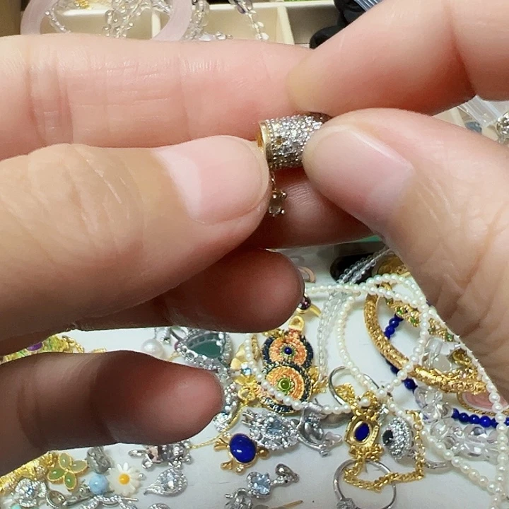 向***阳海蓝宝石银S925镶嵌颈饰