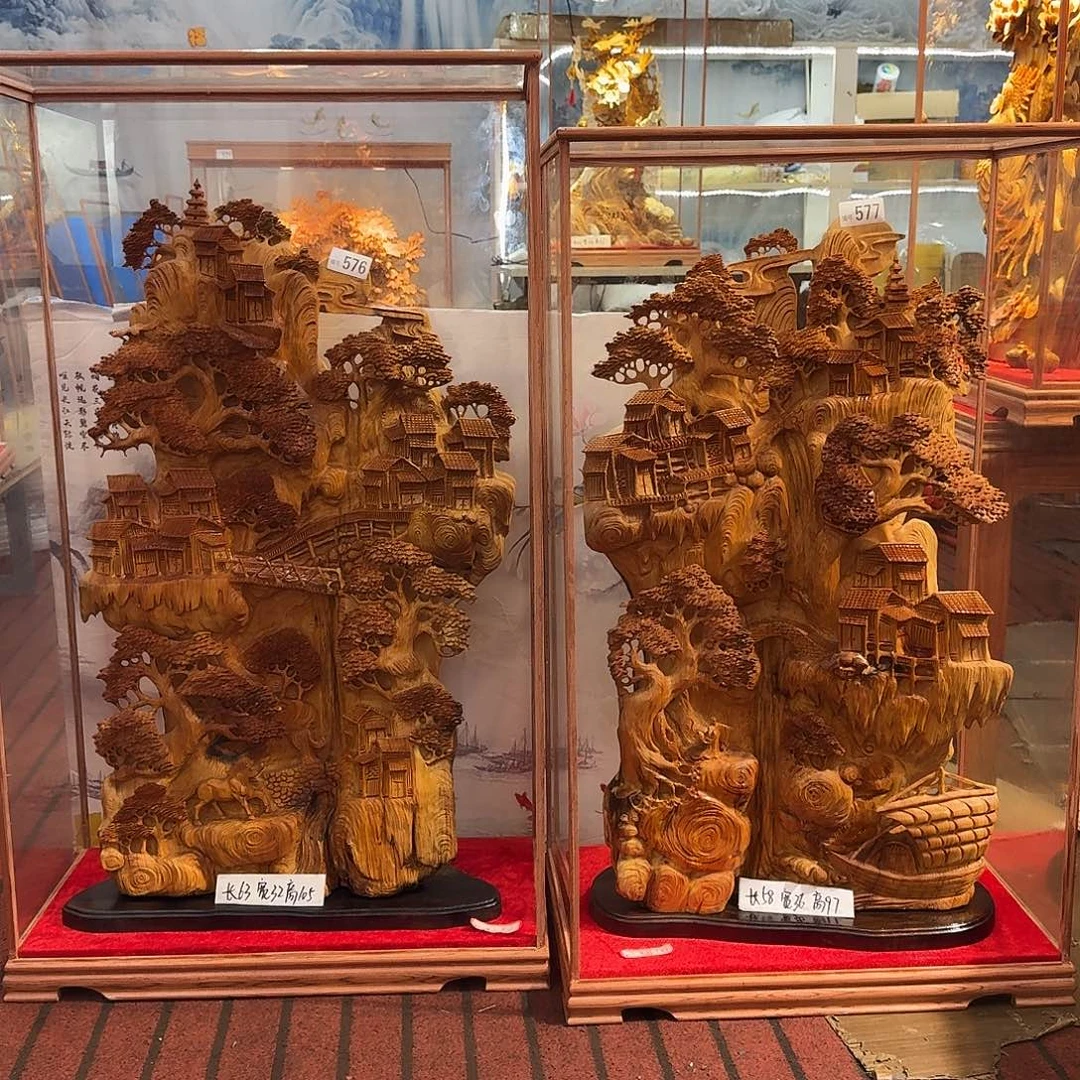 方***林柏木（崖柏）木雕款