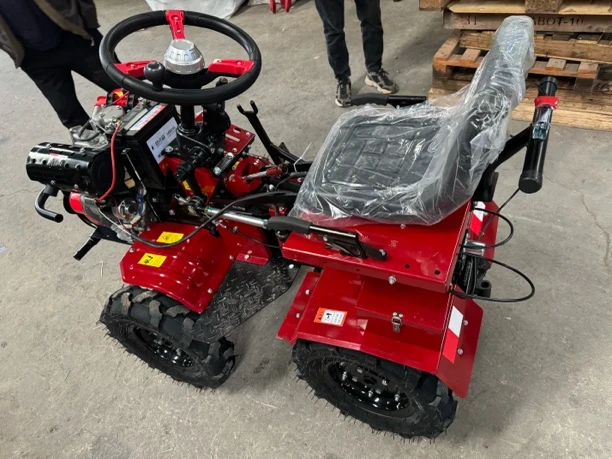 坐耕195电动大马力耕整机小型小型微耕机农机人拖拉机