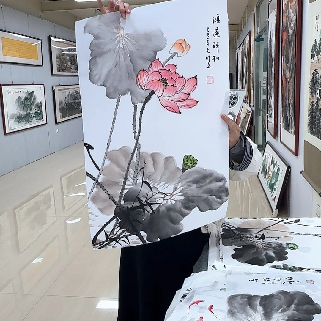 国画国画作品多次