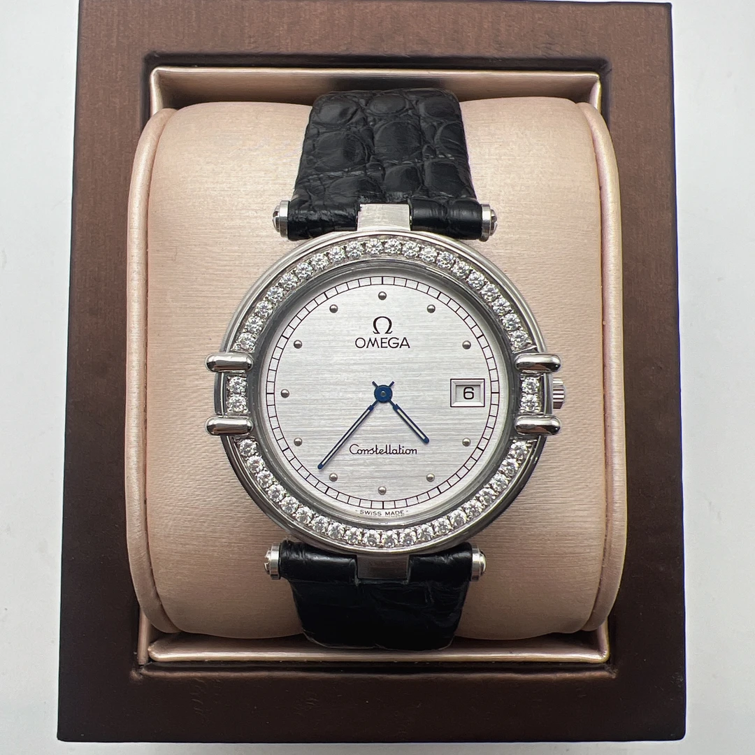 95新 Omega/欧米茄 欧米茄93286石英后钻赠送表带赠送手链