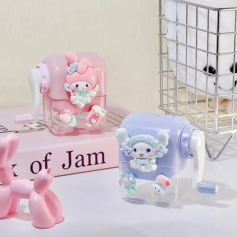 库洛米美乐蒂儿童卷笔刀小学生幼儿园创笔刀削笔器手摇式可爱卡通