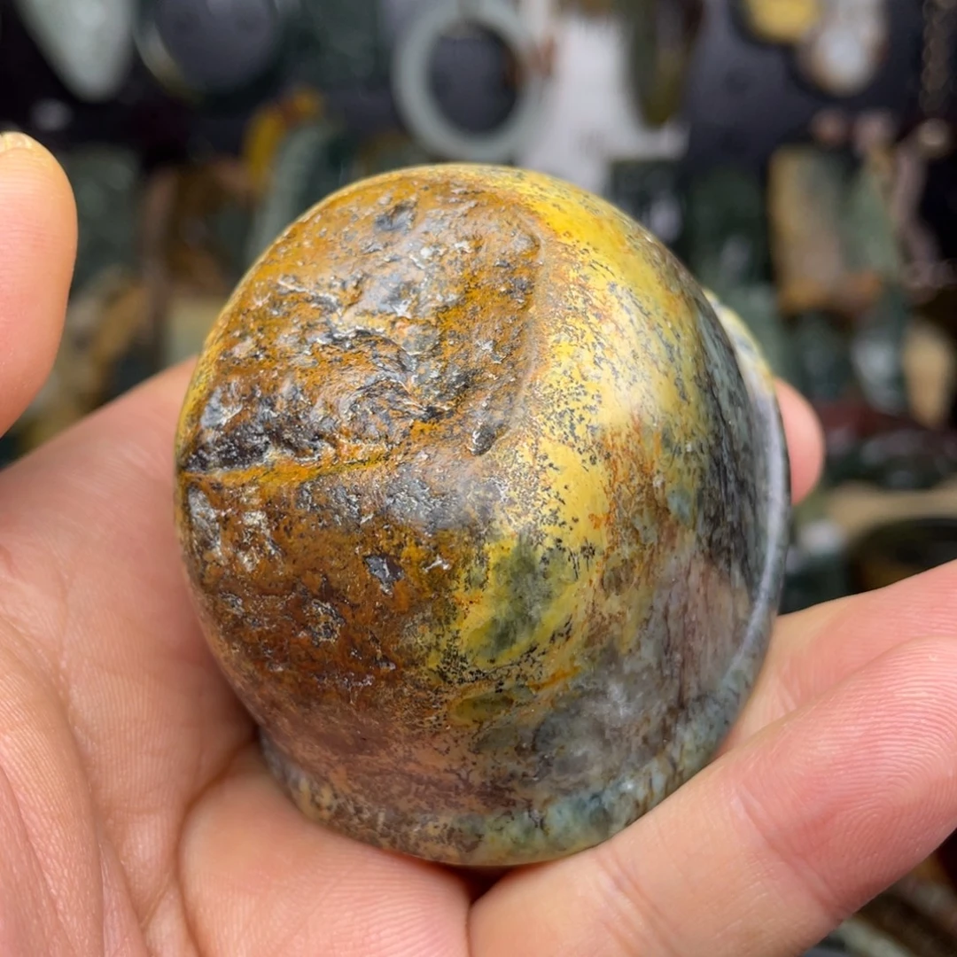 岫岩河磨玉（透闪石质玉）未镶嵌颈饰