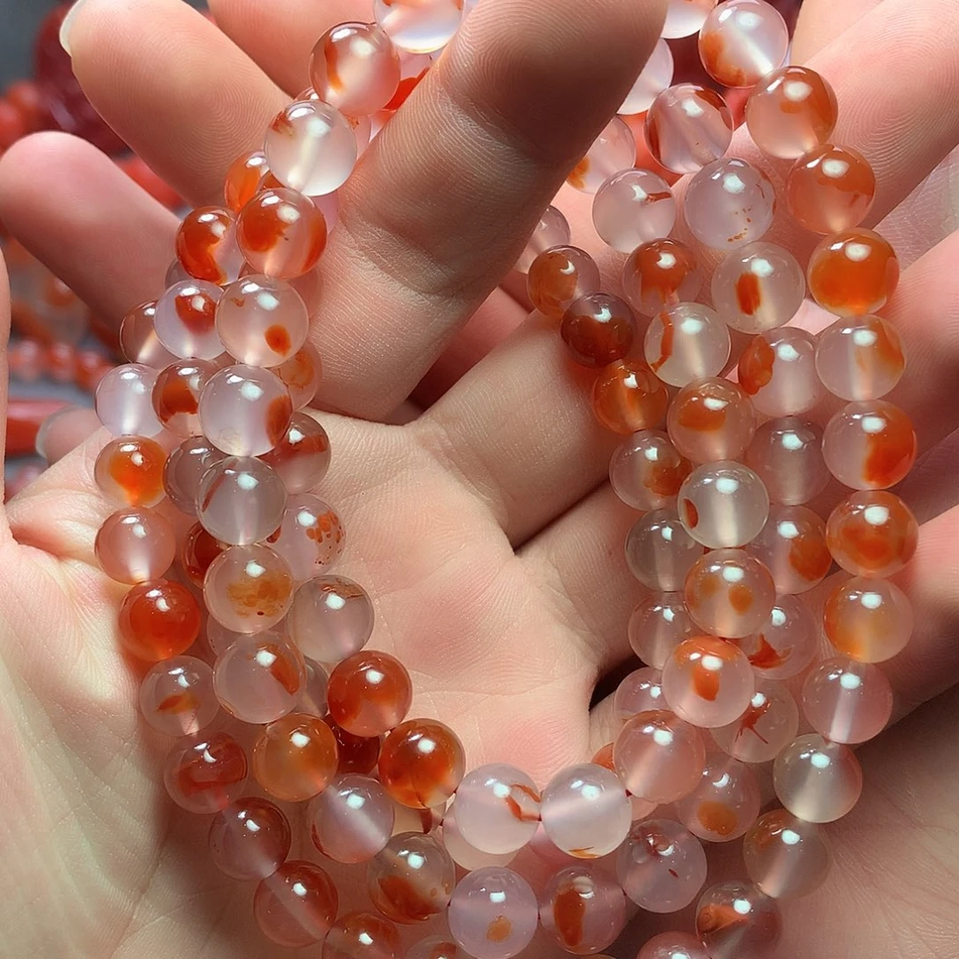 南红玛瑙未镶嵌1干掌冰飘多圈