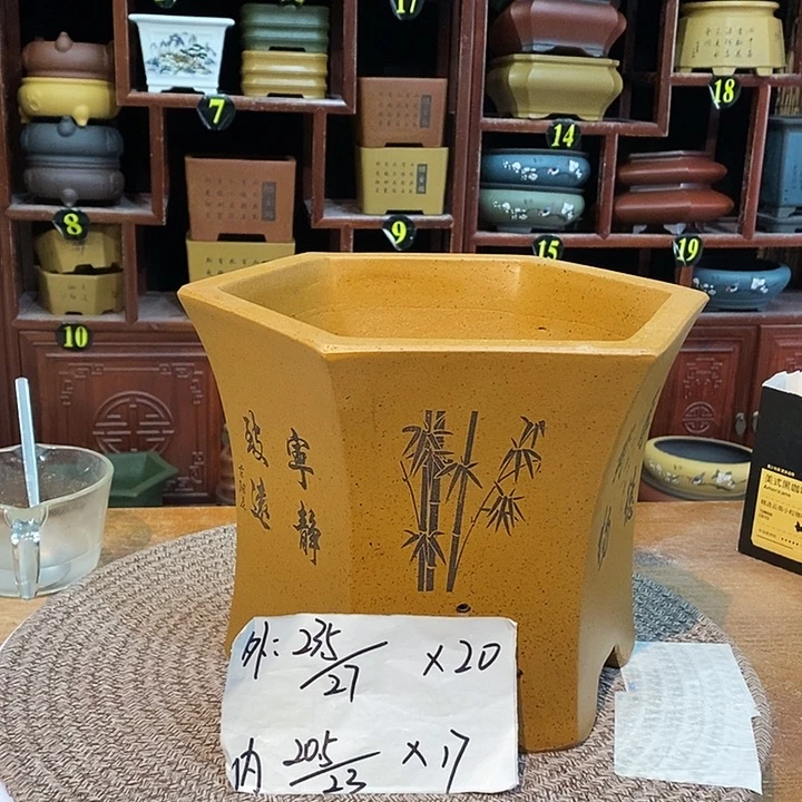 紫砂花盆紫砂花盆