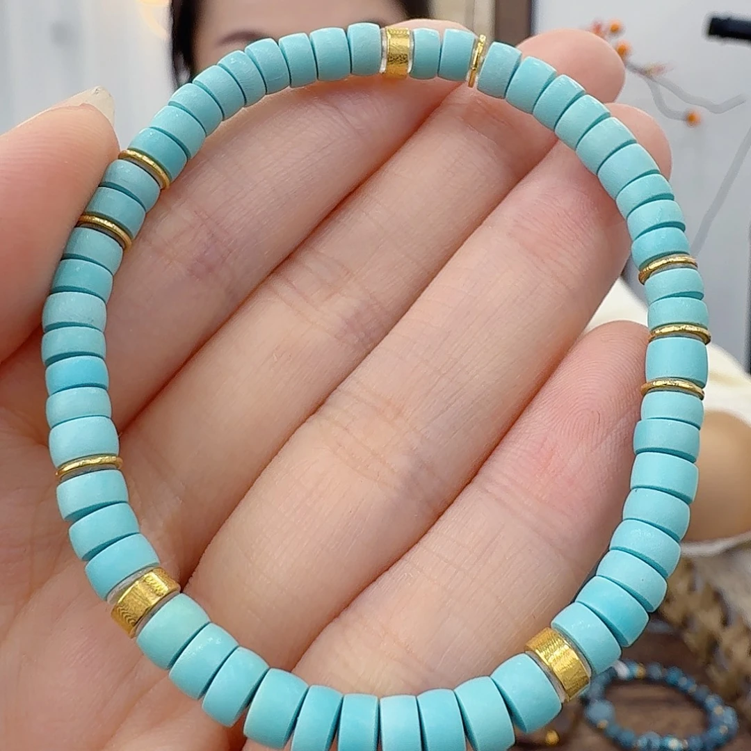 绿松石18K金镶嵌珠宝奇石