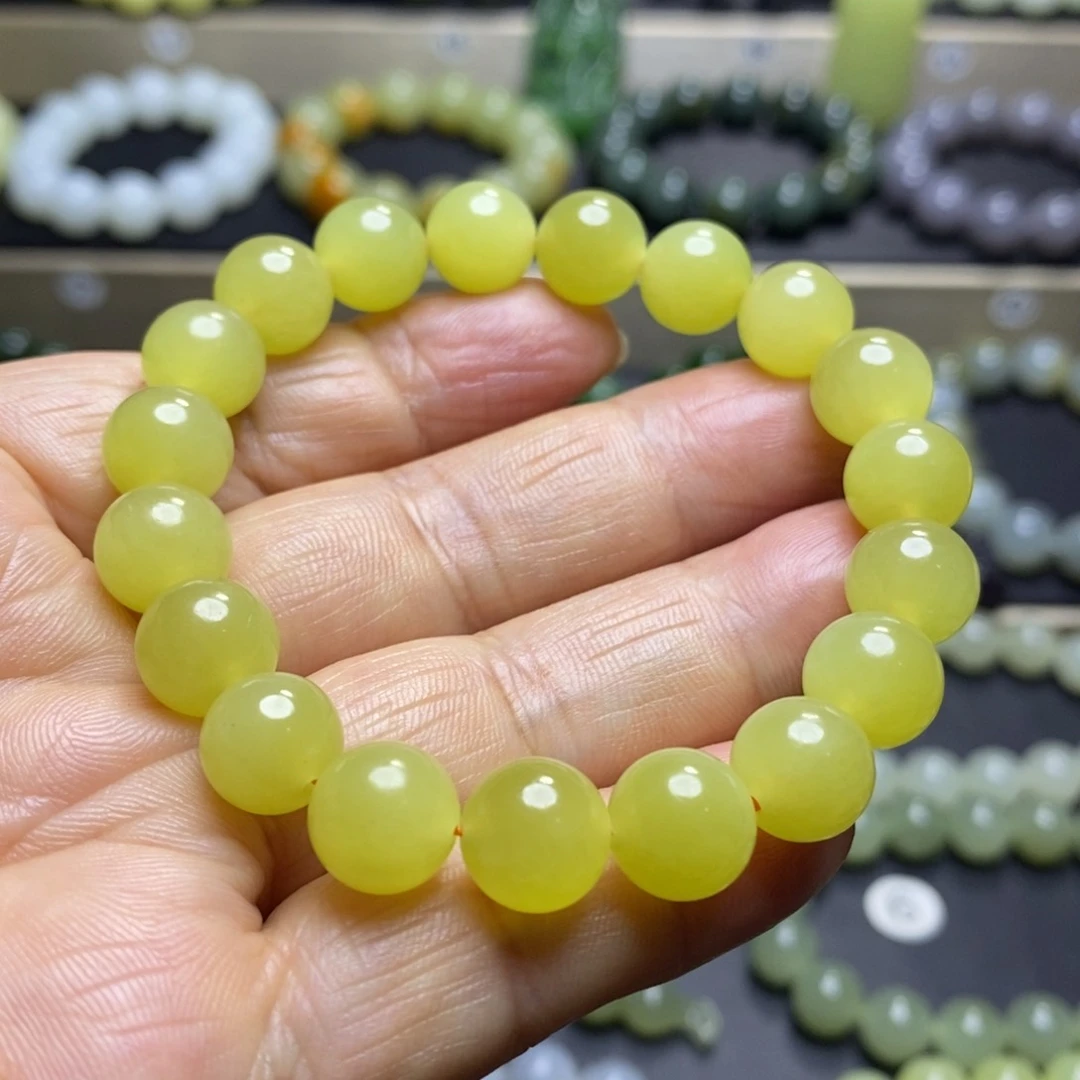 和田玉手串未镶嵌