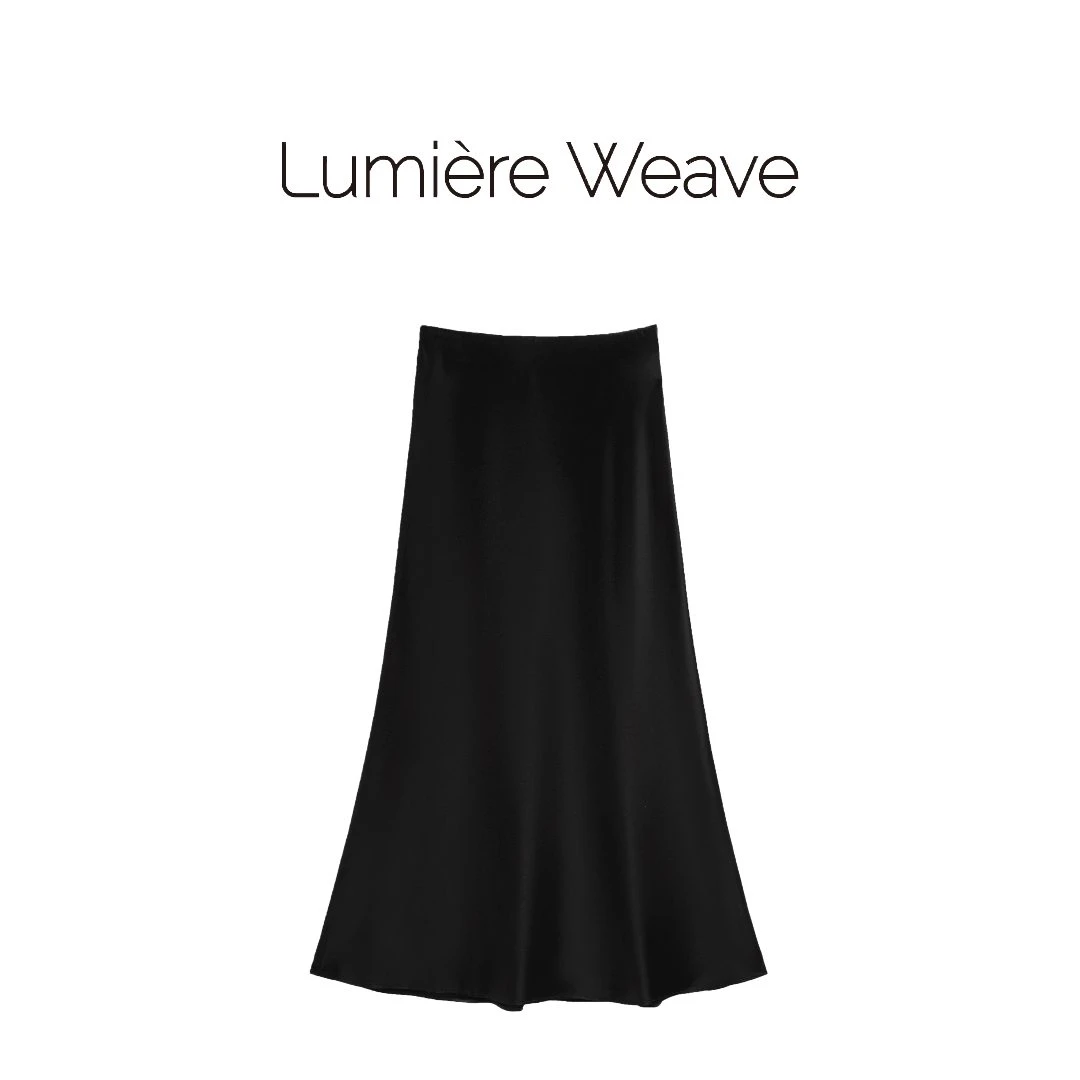 LumièreWeave 【悠扬】LWQA1007 深色半裙