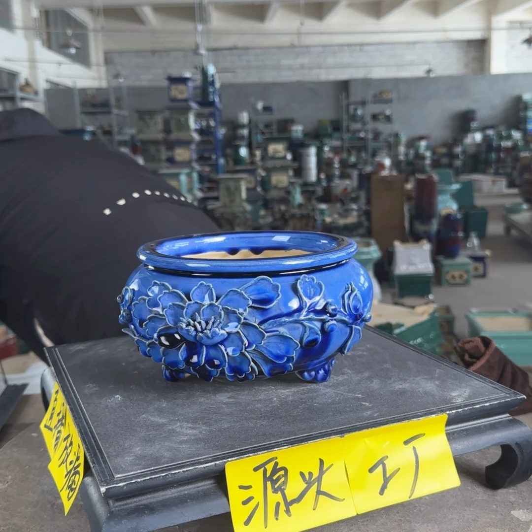 陶。一风堂石湾花盆