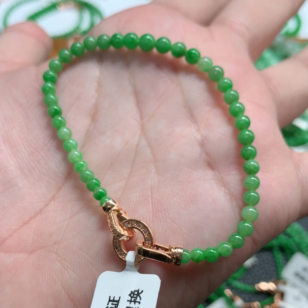 未镶嵌手链翡翠翡翠