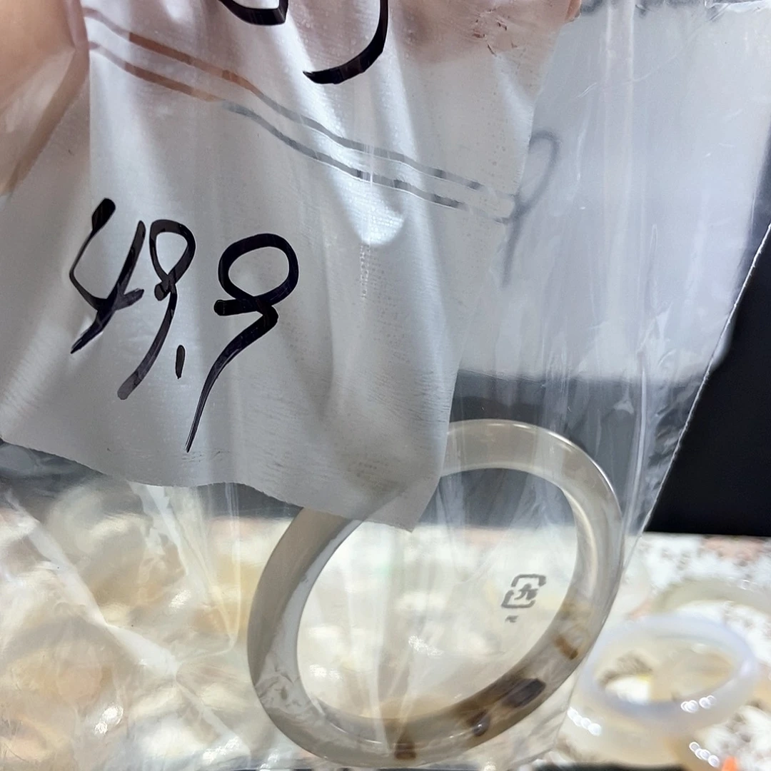 玛瑙/玉髓手镯合金7*了